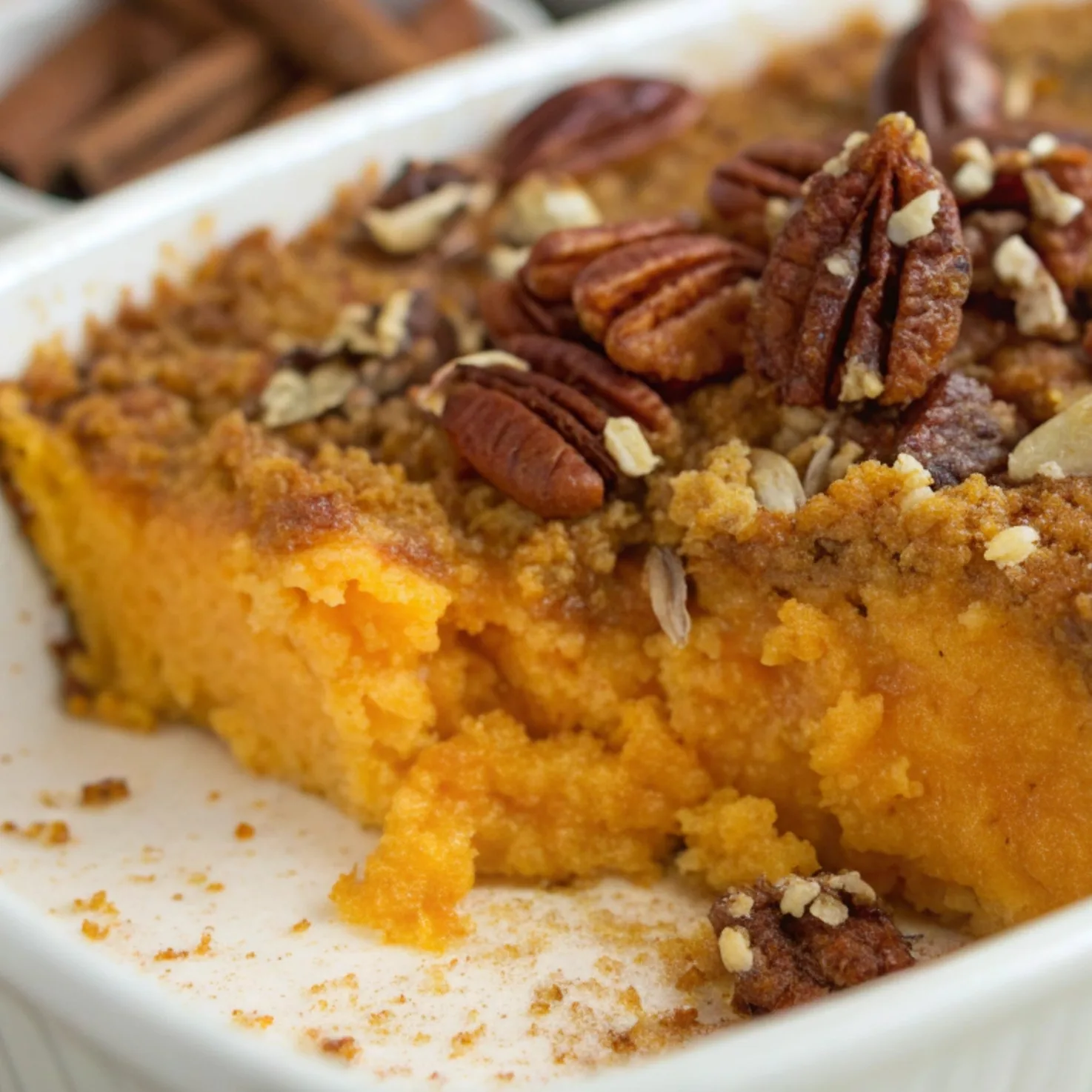 Closup For Recipes Sweet Potato Casserole