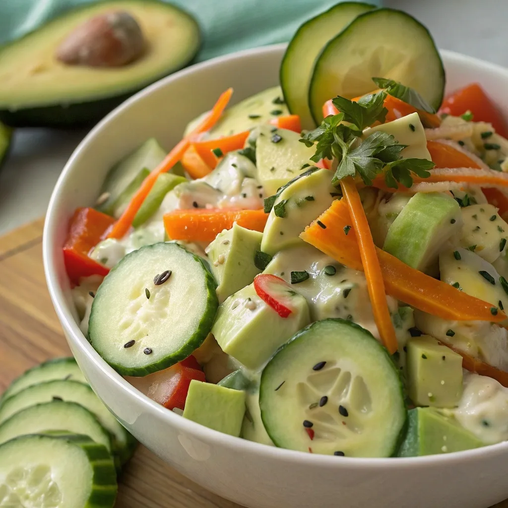 Creamy Asian Cucumber Salad Imagine Biting Into A