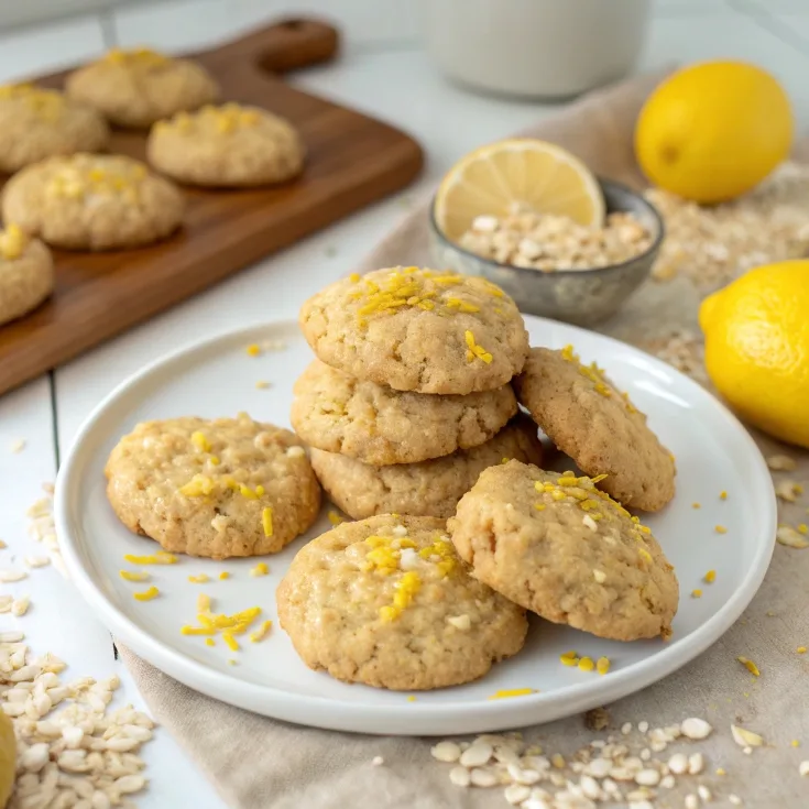 Easy Lemon Oatmeal Cookies No-Bake Recipe Easy Lemon Oatmeal Cookies No Bake Recipe