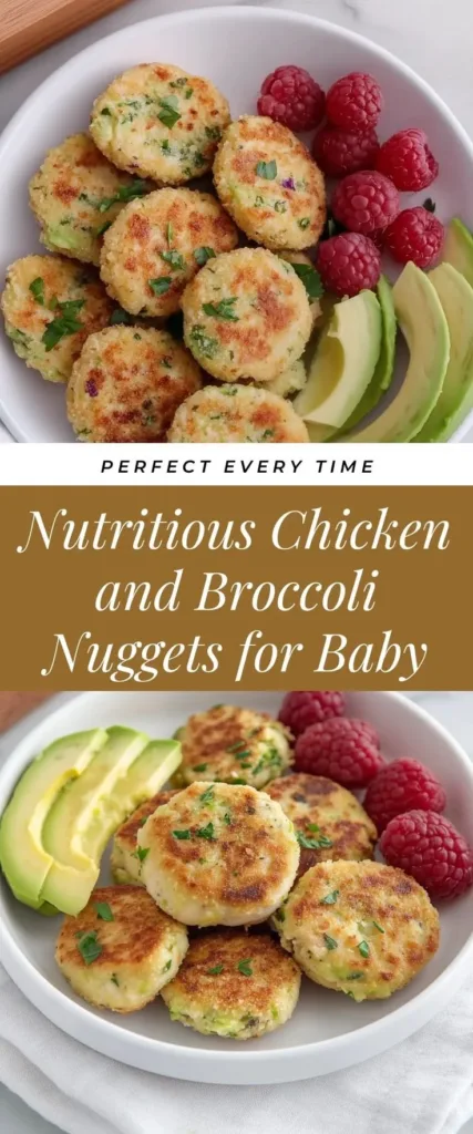 Healthy chicken and broccoli nuggets recipe for nutritious meals