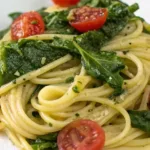 Imagine A Plate Of Pasta Swirled With Bright Gree