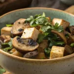 Mushroom And Tofu Stir Fry Is A Delightful Dish Th
