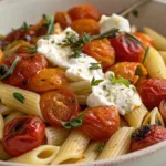 Roasted Tomato And Garlic Ricotta Pasta Roasted To