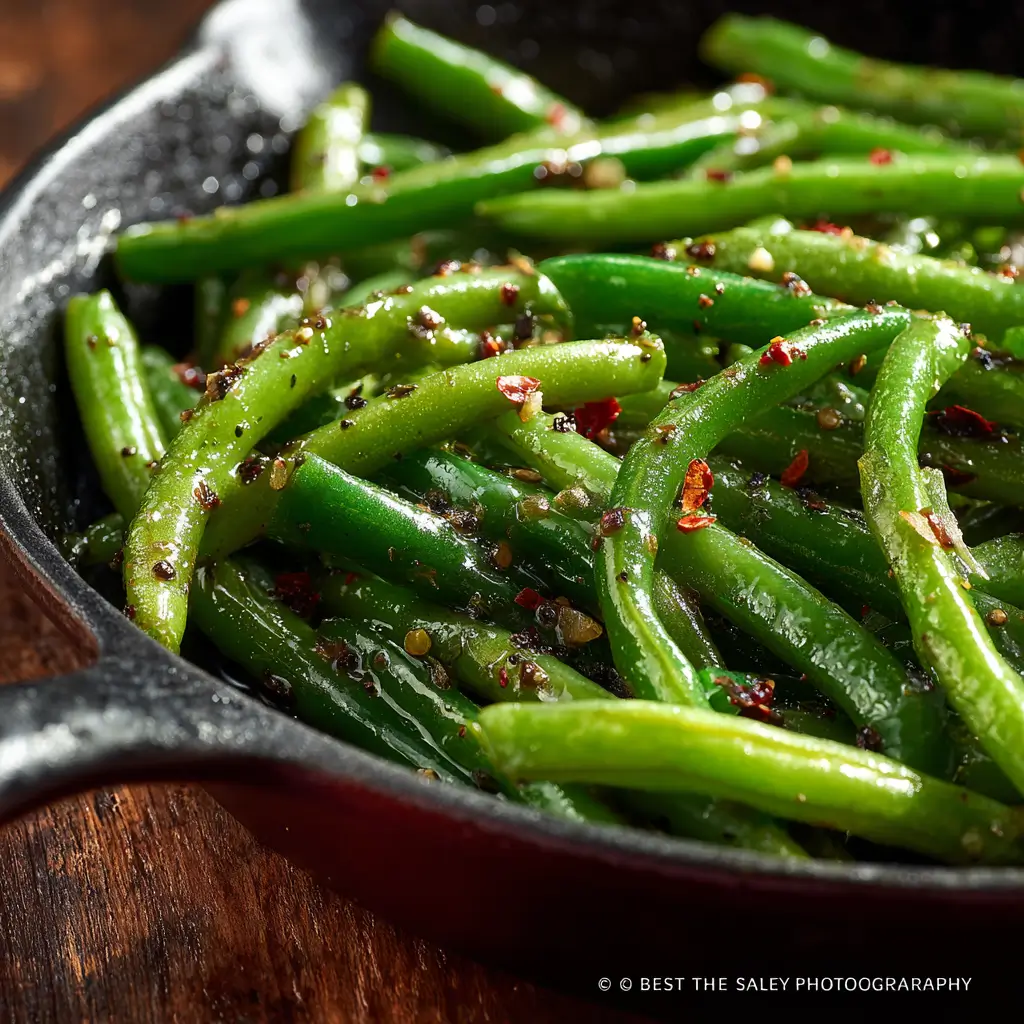 The Best Canned Green Bean Recipe Ultra Zoom Serving Shot Of The Best Canned Gree (2)