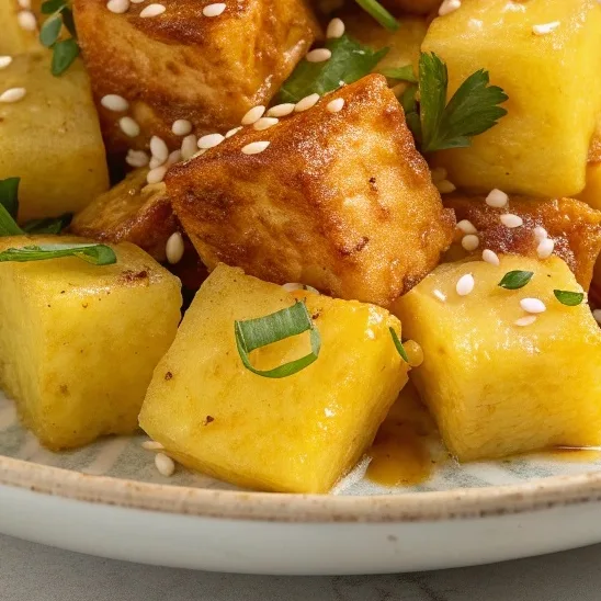 Vegan Pineapple Tofu Is A Delightful Dish That Bri