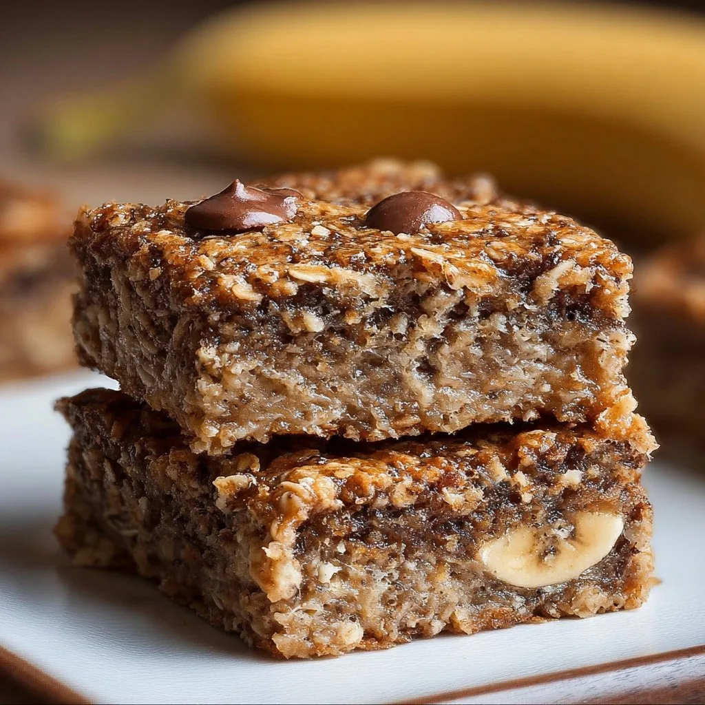 Banana Oatmeal Bars