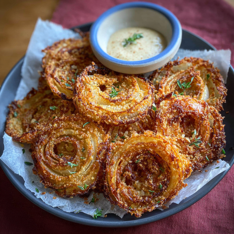 2 Ingredient Onion Ring Chips Low Carb