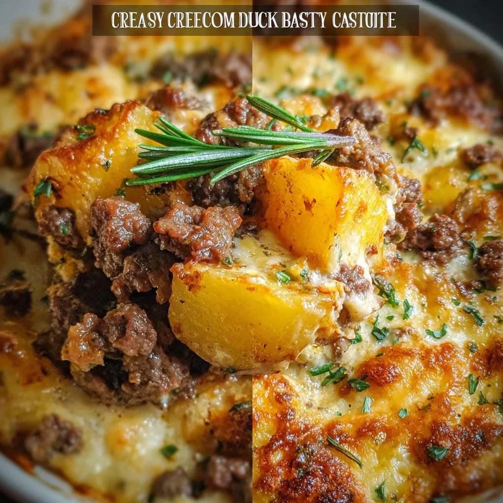 Ground Beef and Potatoes Casserole