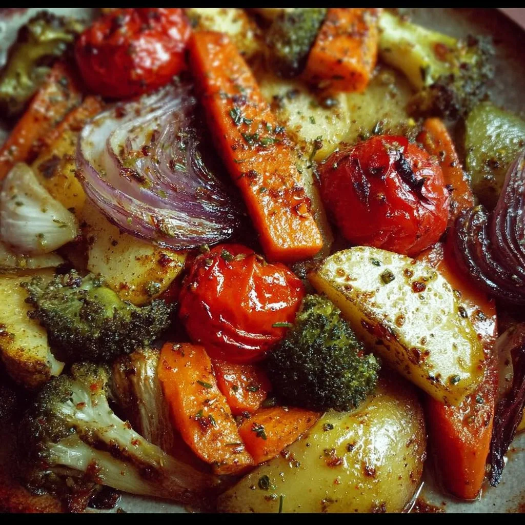 Garlic Roasted Vegetables