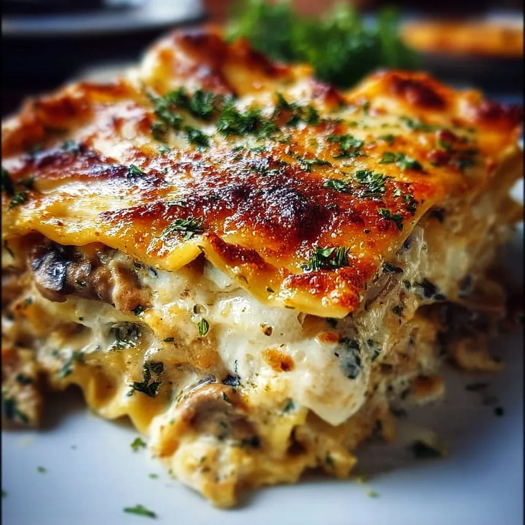 Mushroom Lasagna