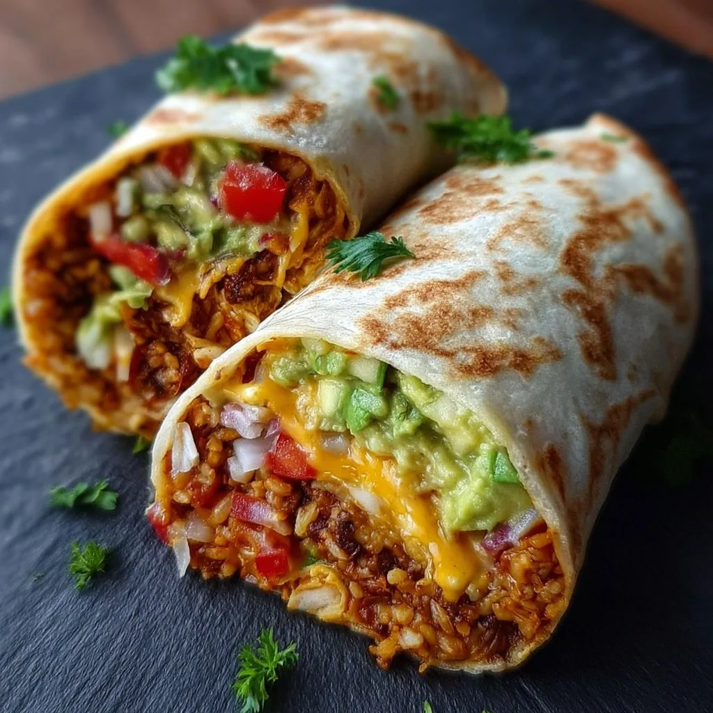 10-Minute Vegan Burrito Wraps
