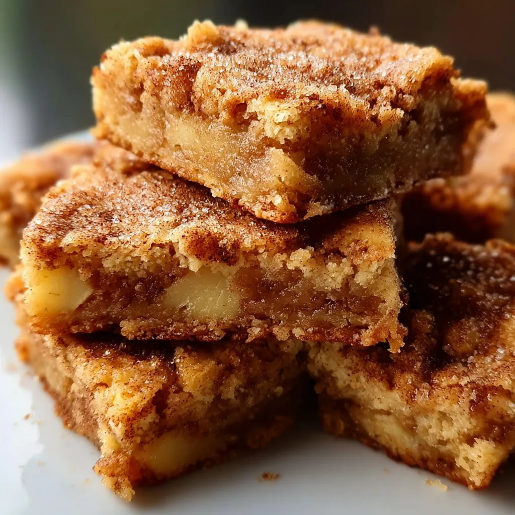 Apple Snickerdoodle Bars (2)