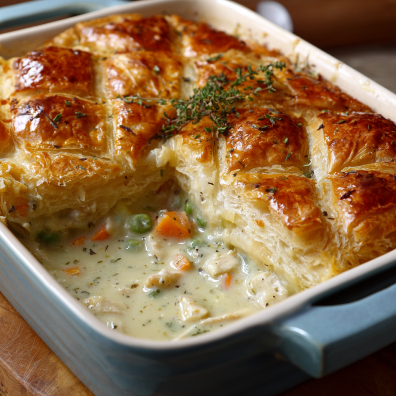 Chicken Pot Pie With Puff Pastry Recip (2)