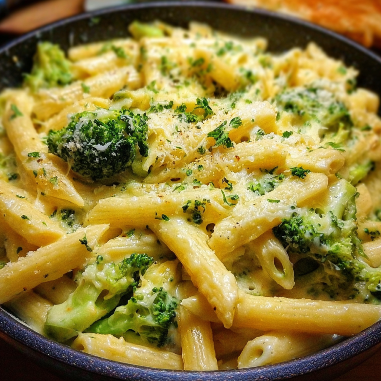 Creamy Cheesy Broccoli Pasta 1