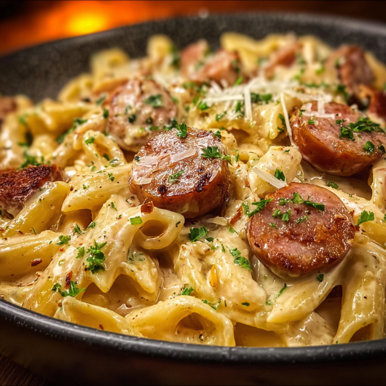 Creamy Smoked Sausage Pasta1
