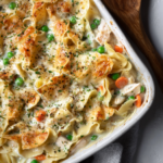 Creamy Chicken Pot Pie Casserole Recipe For Easy Dinner (2)