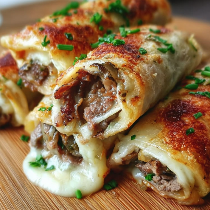 Delicious Keto Philly Cheesesteak Roll Ups (1)