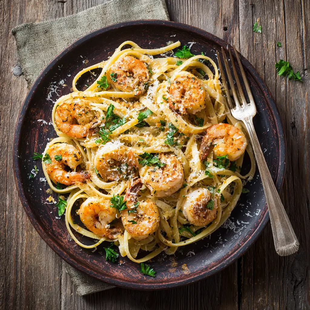 Easy Garlic Shrimp Pasta Recipes For Quick Dinners (4)