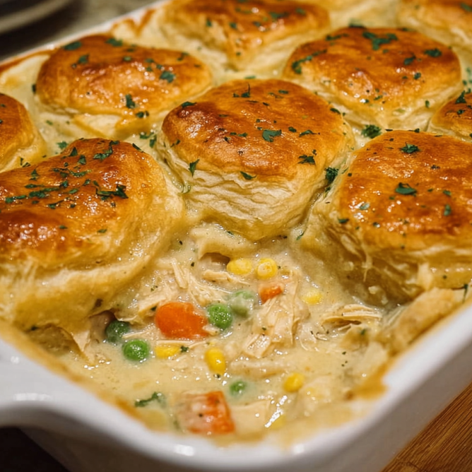 Easy Homemade Chicken Pot Pie Casserole