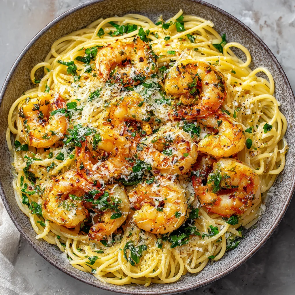 Garlic Butter Shrimp Pasta (2)