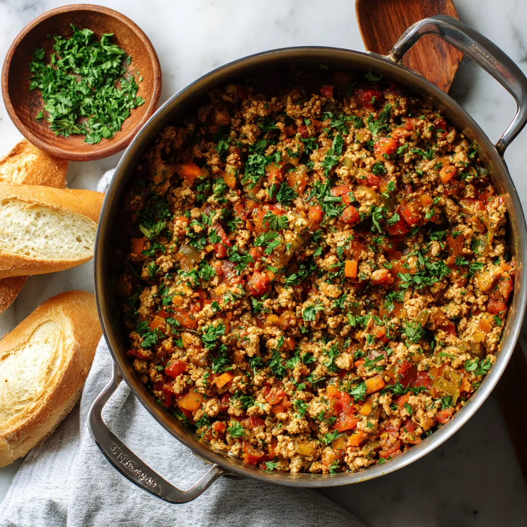 Hearty Ground Turkey One Pot Meal (4)