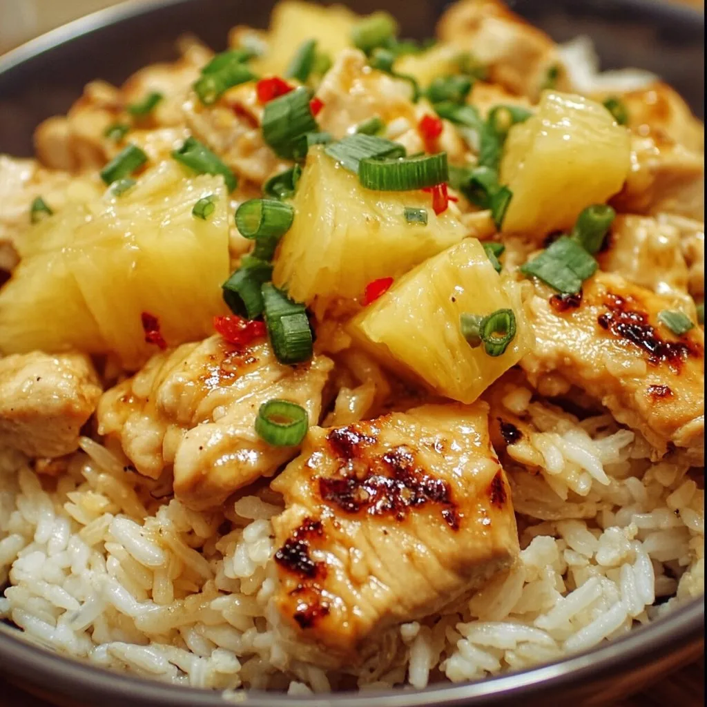 Pineapple Chicken and Rice