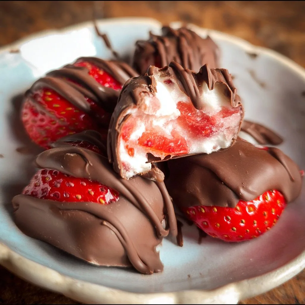 Chocolate Strawberry Yogurt Clusters (Viral Recipe!)