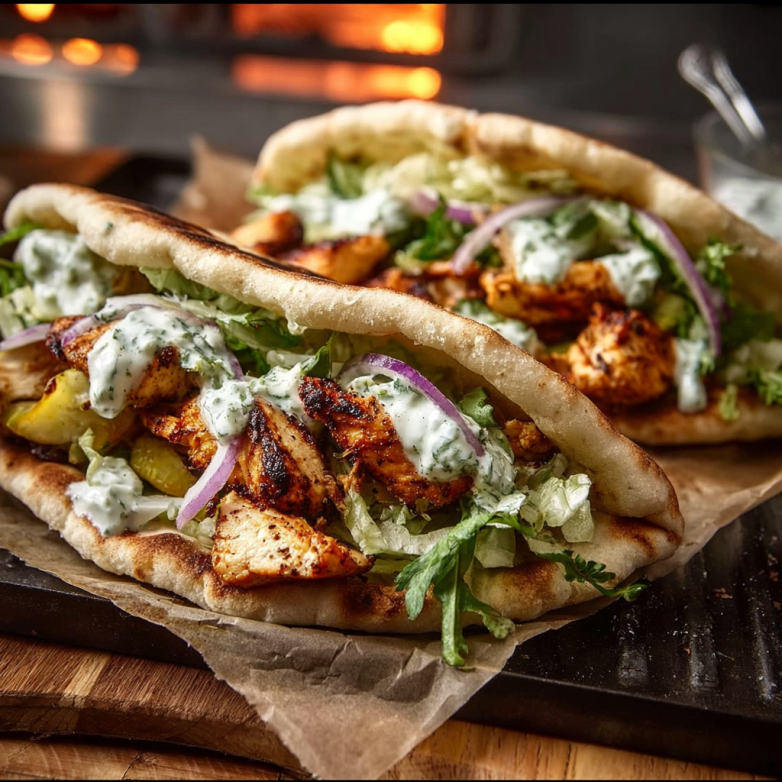 Sheet Pan Chicken Pitas With Herby Ranch