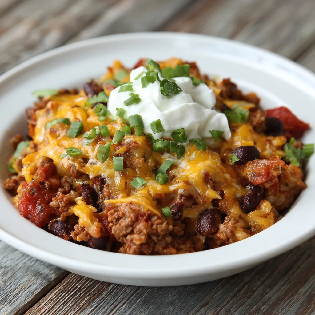 Slow Cooker Cowboy Casserole (1)
