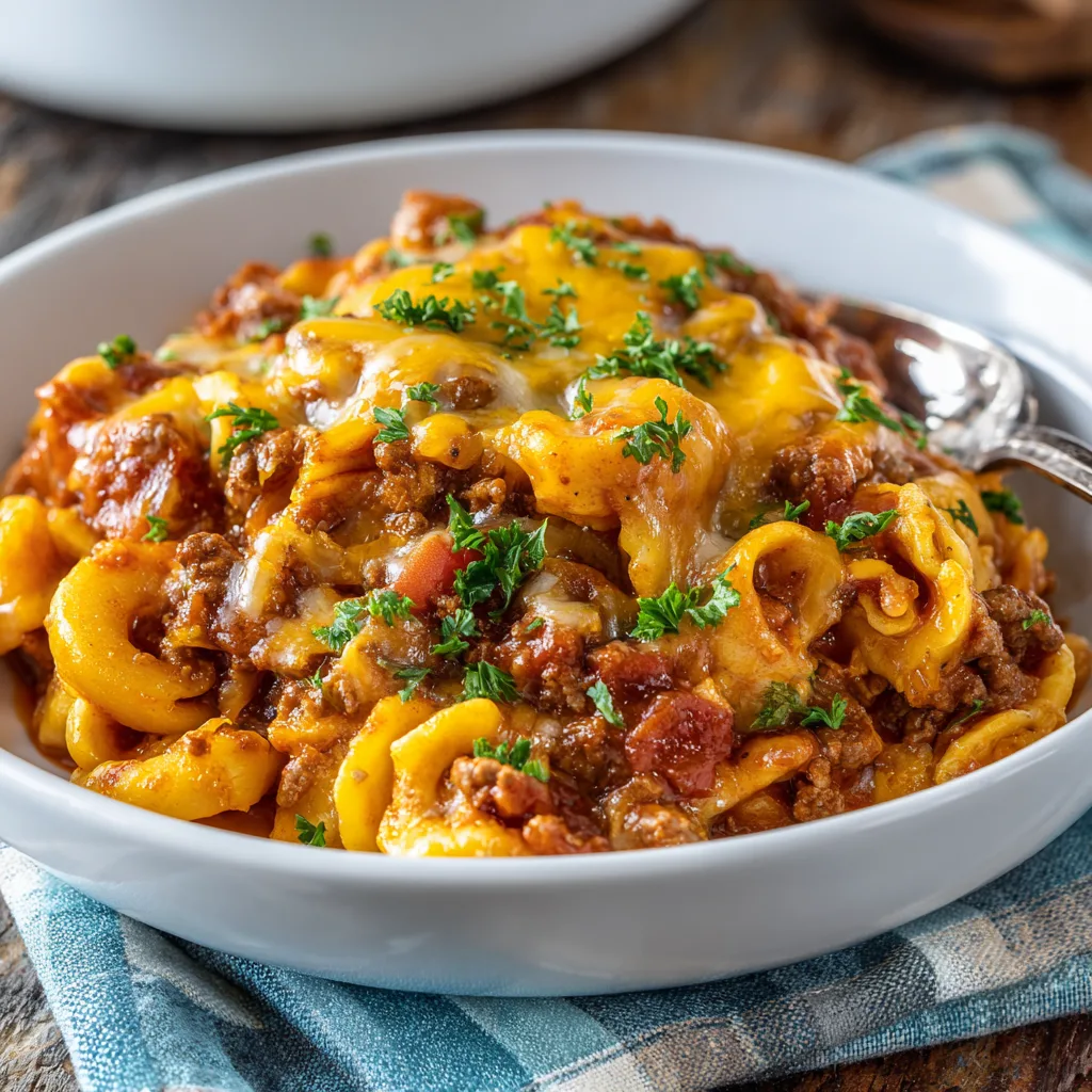 Slow Cooker Cowboy Casserole Slow Cooker Cowboy Casserole (2)
