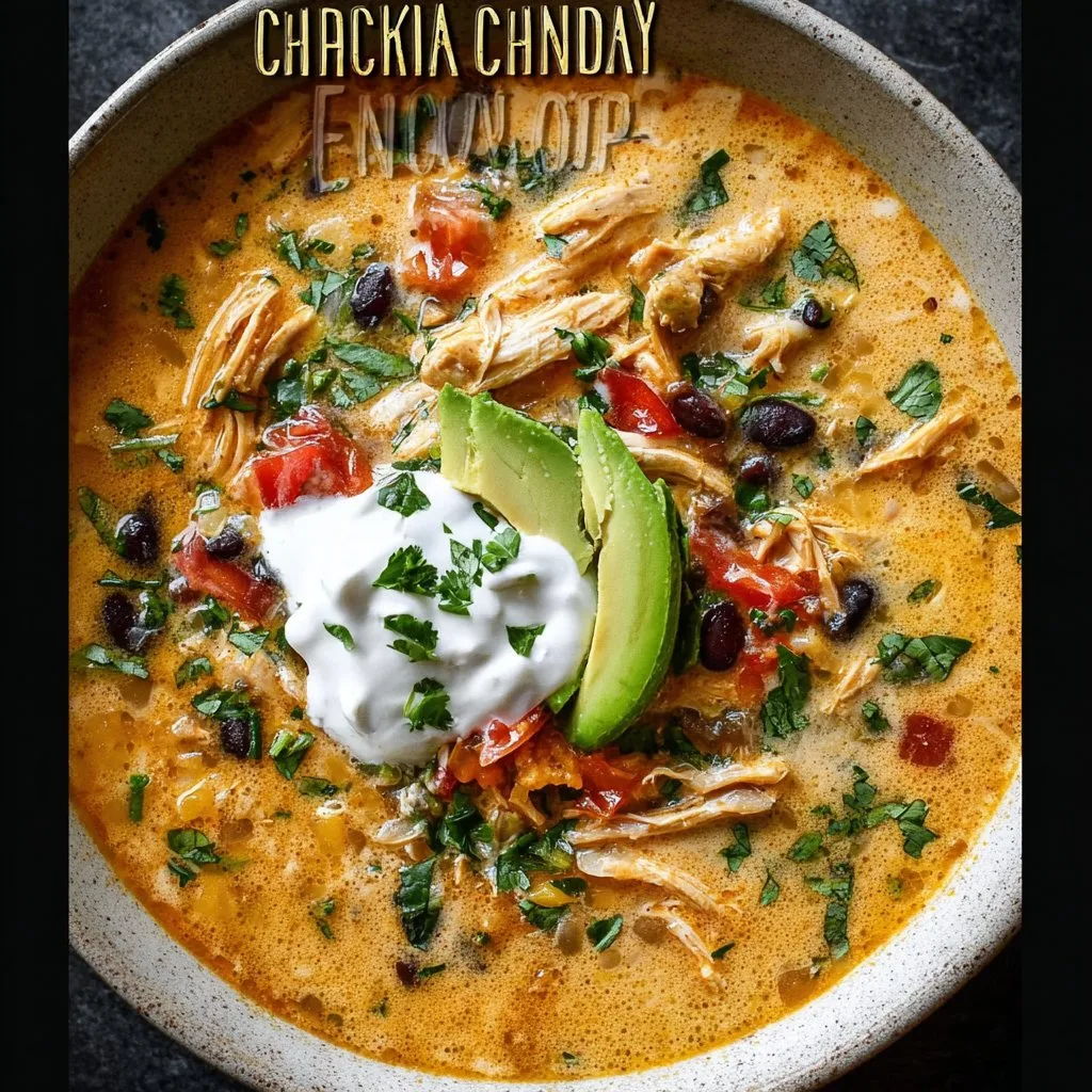 Creamy Chicken Enchilada Soup