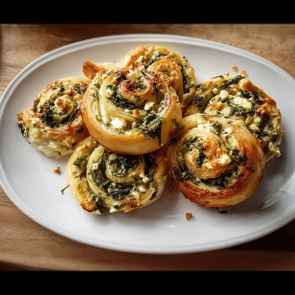 Spinach and Feta Pinwheels