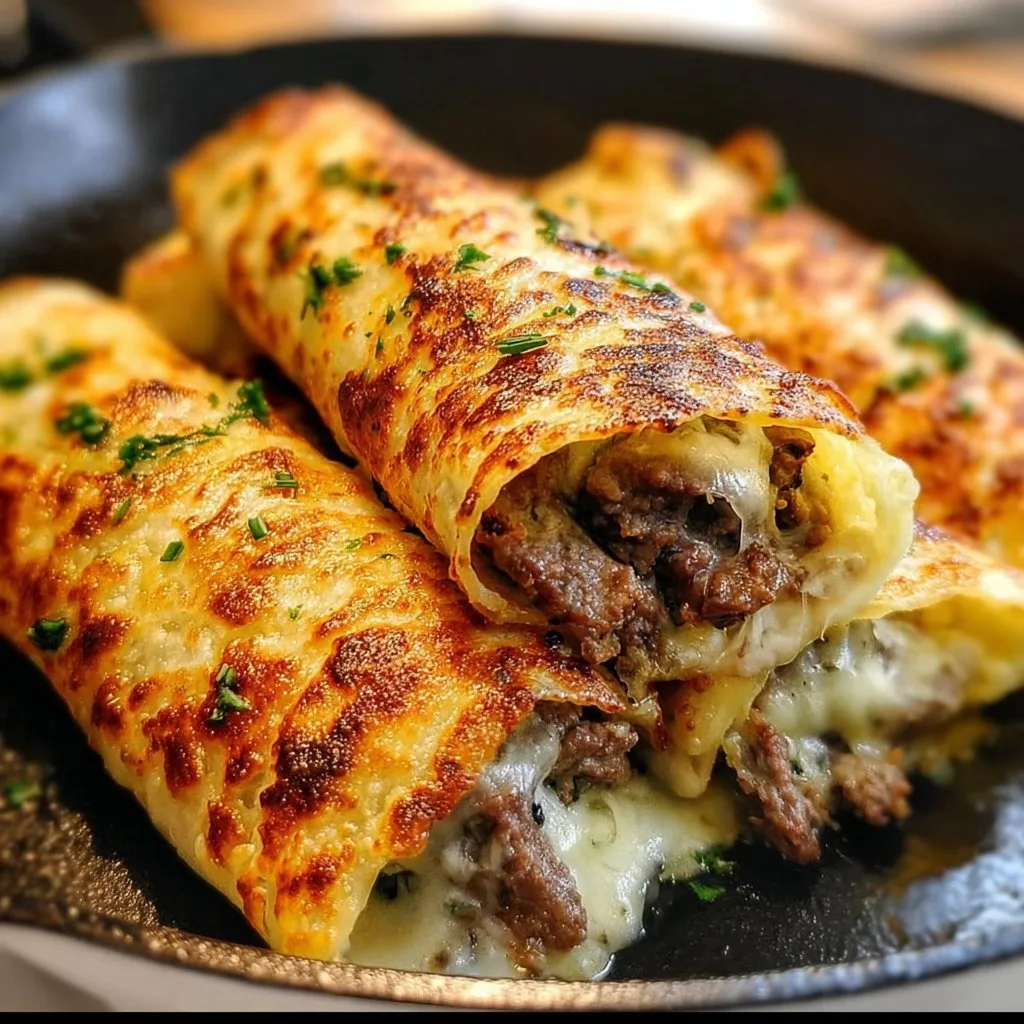 Keto Philly Cheesesteak Rolls