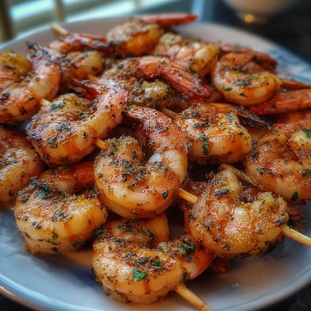 Grilled Garlic and Herb Shrimp