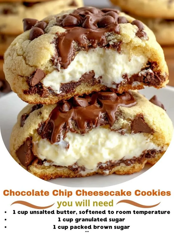 Chocolate Chip Cheesecake Cookies