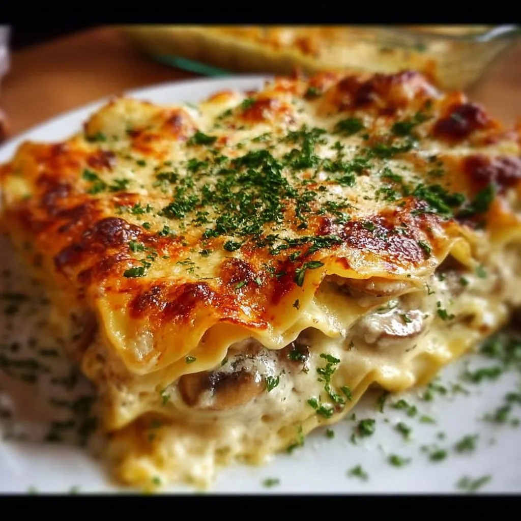 Mushroom Lasagna
