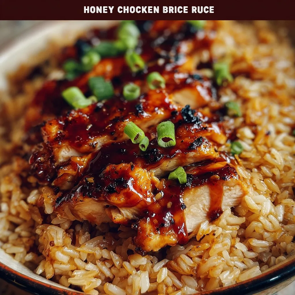 Honey BBQ Chicken Rice