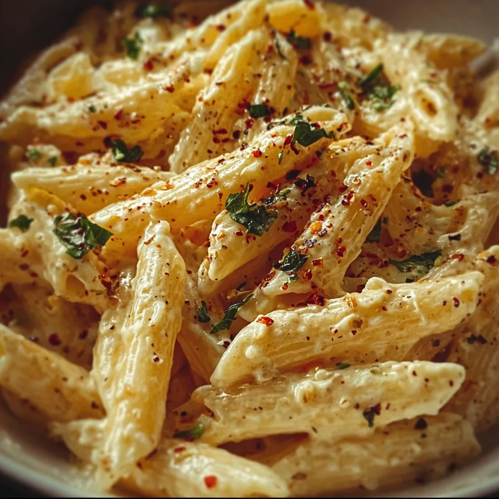 One Pot Creamy Garlic Pasta