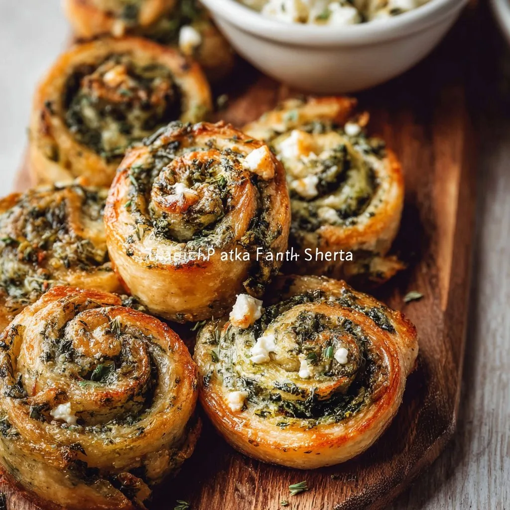 Spinach and Feta Pinwheels
