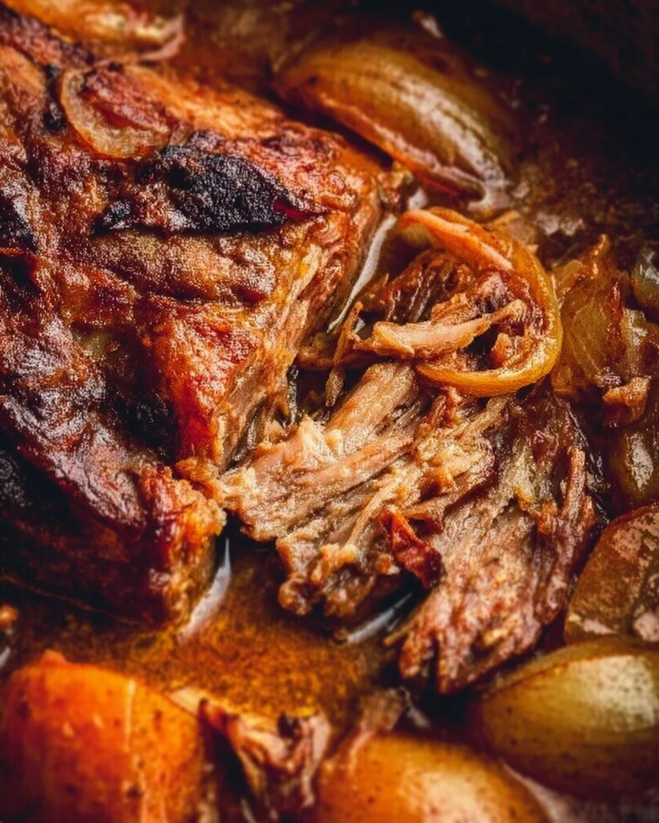 Apple Cider Braised Pork Shoulder