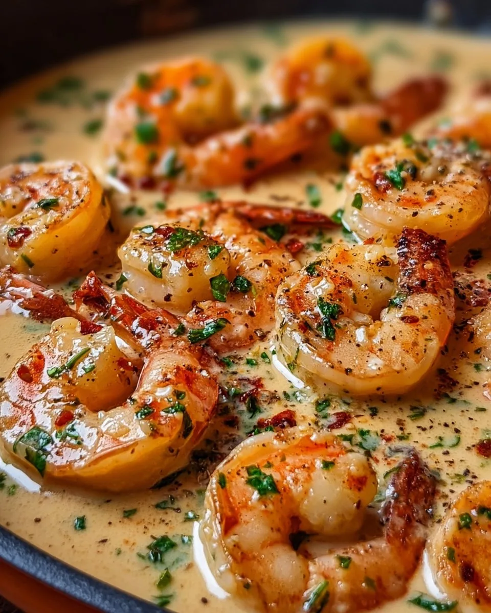 Easy Creamy Garlic Shrimp