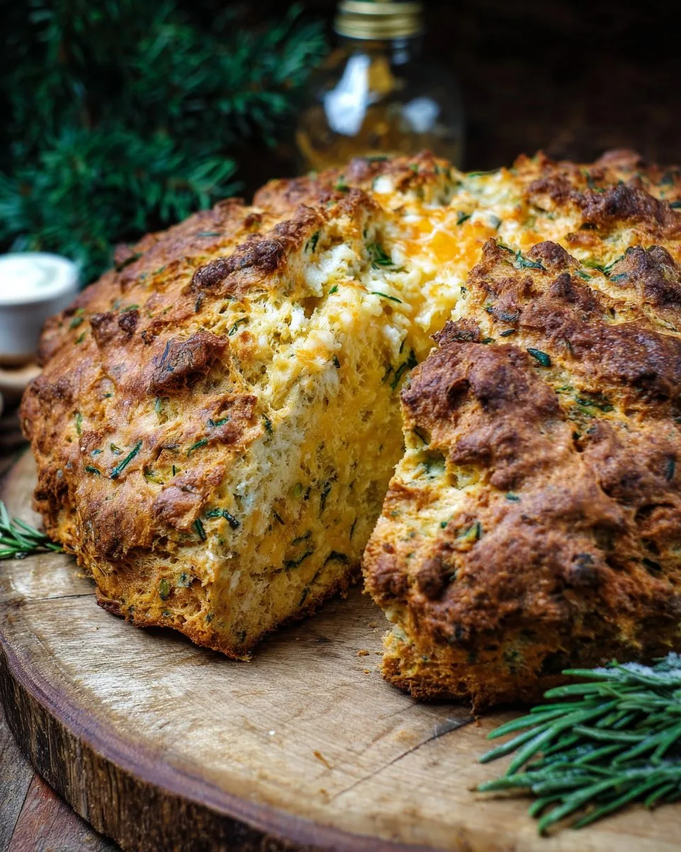 Cheddar and Herb Soda Bread