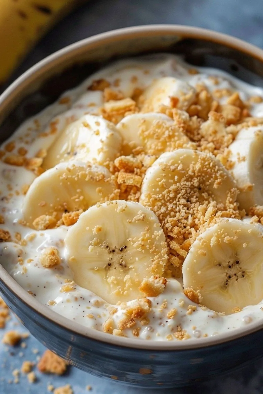 Banana Pudding Greek Yogurt Bowl