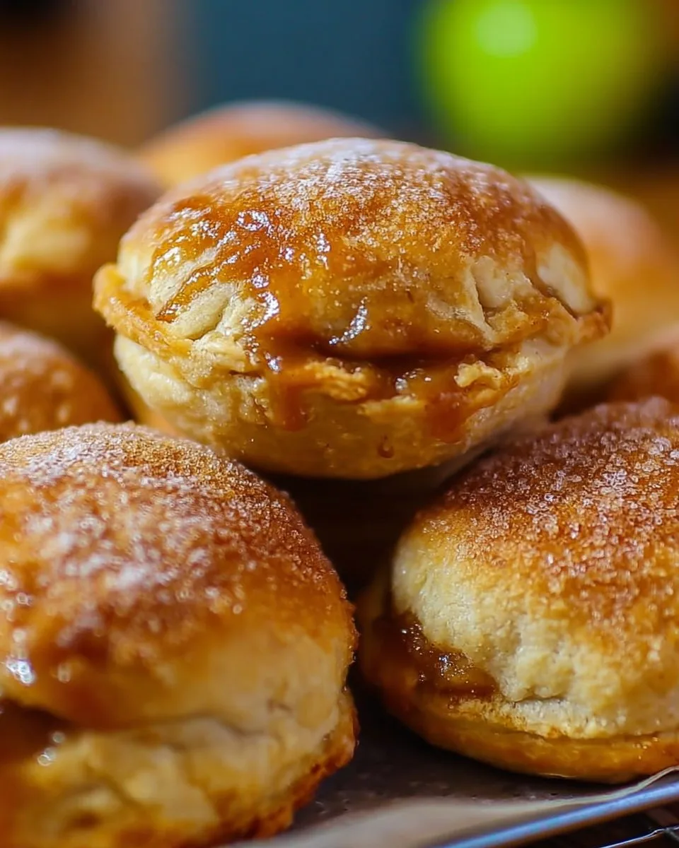 Simple Caramel Apple Pie Bombs