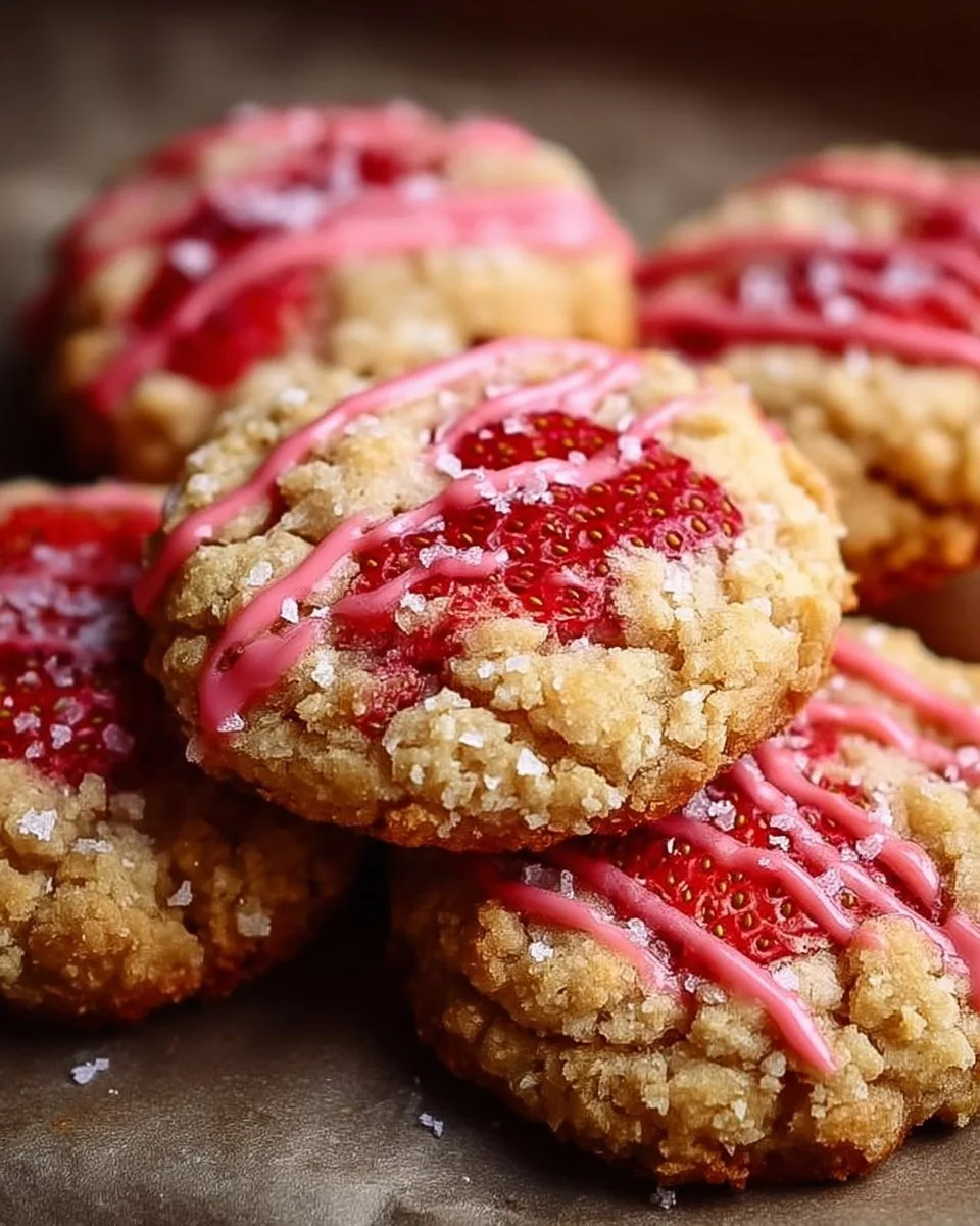 Strawberry Crunch Cookies