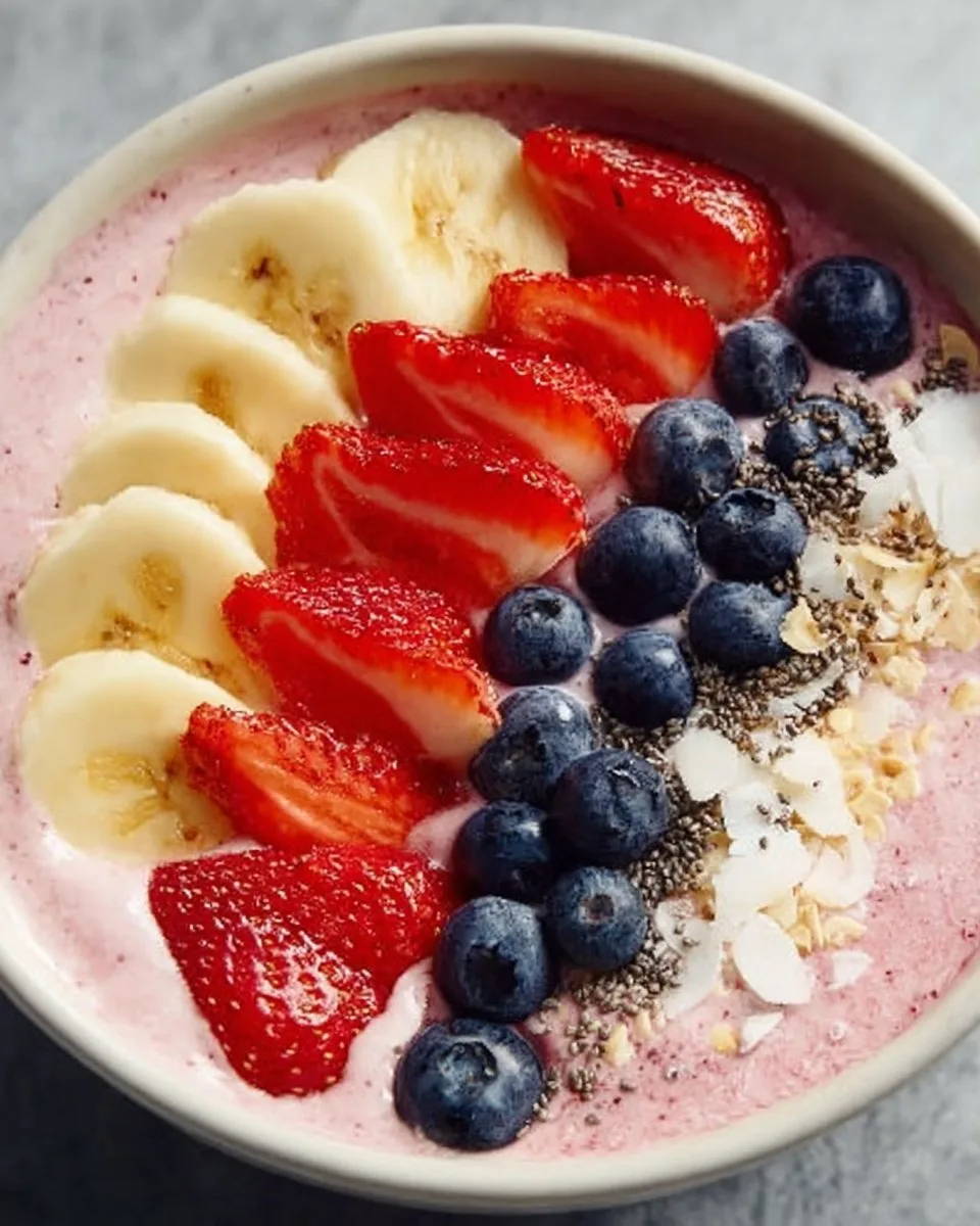 5-Minute Fruit Smoothie Bowl (with Greek Yogurt)