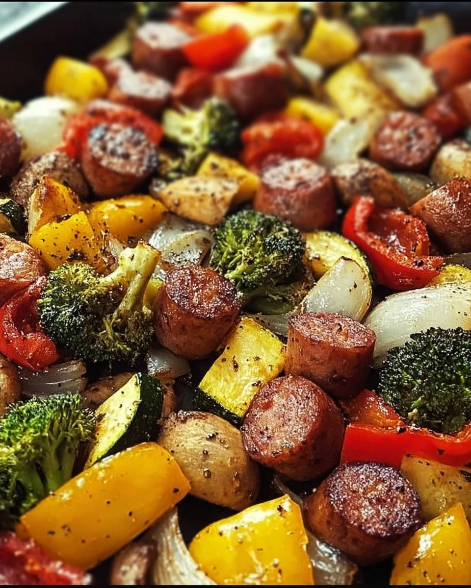 Sheet Pan Sausage and Veggies: A Simple Delight!