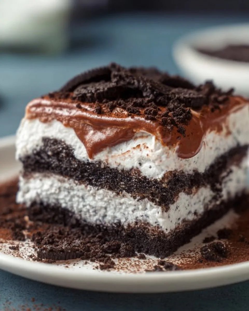 Five Layer Oreo Lasagna Dessert