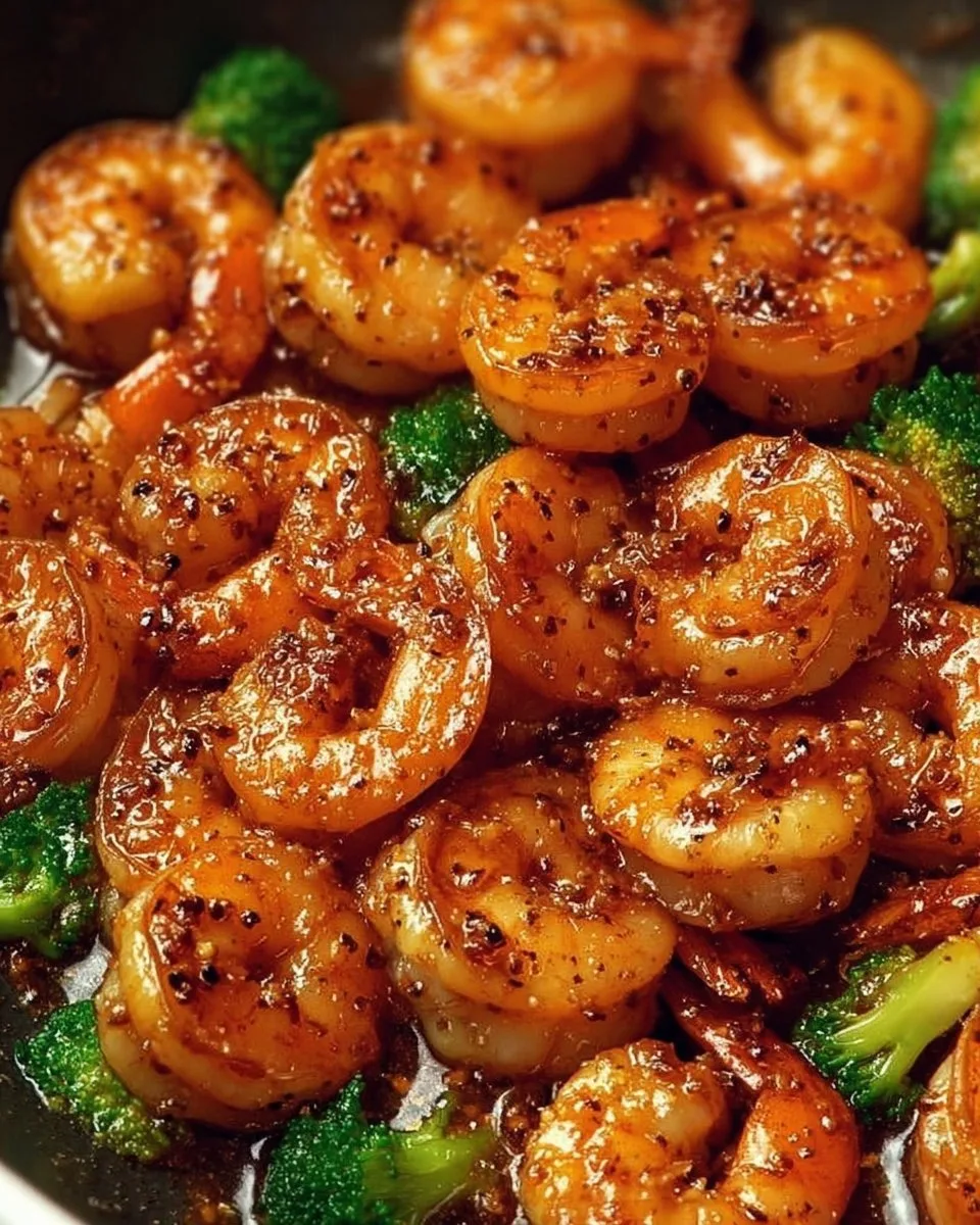 High-Protein Honey Garlic Shrimp