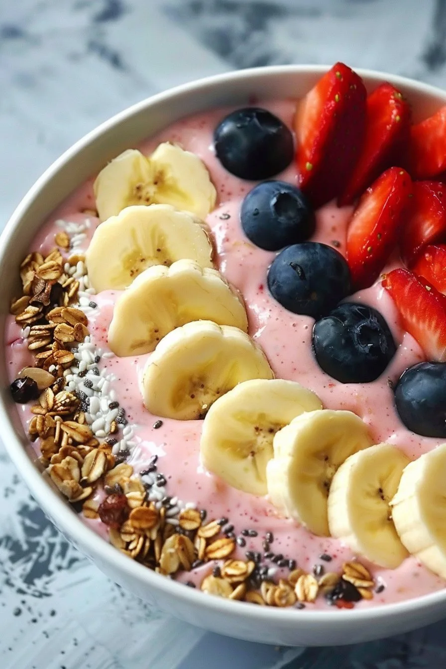 5-Minute Fruit Smoothie Bowl (with Greek Yogurt)